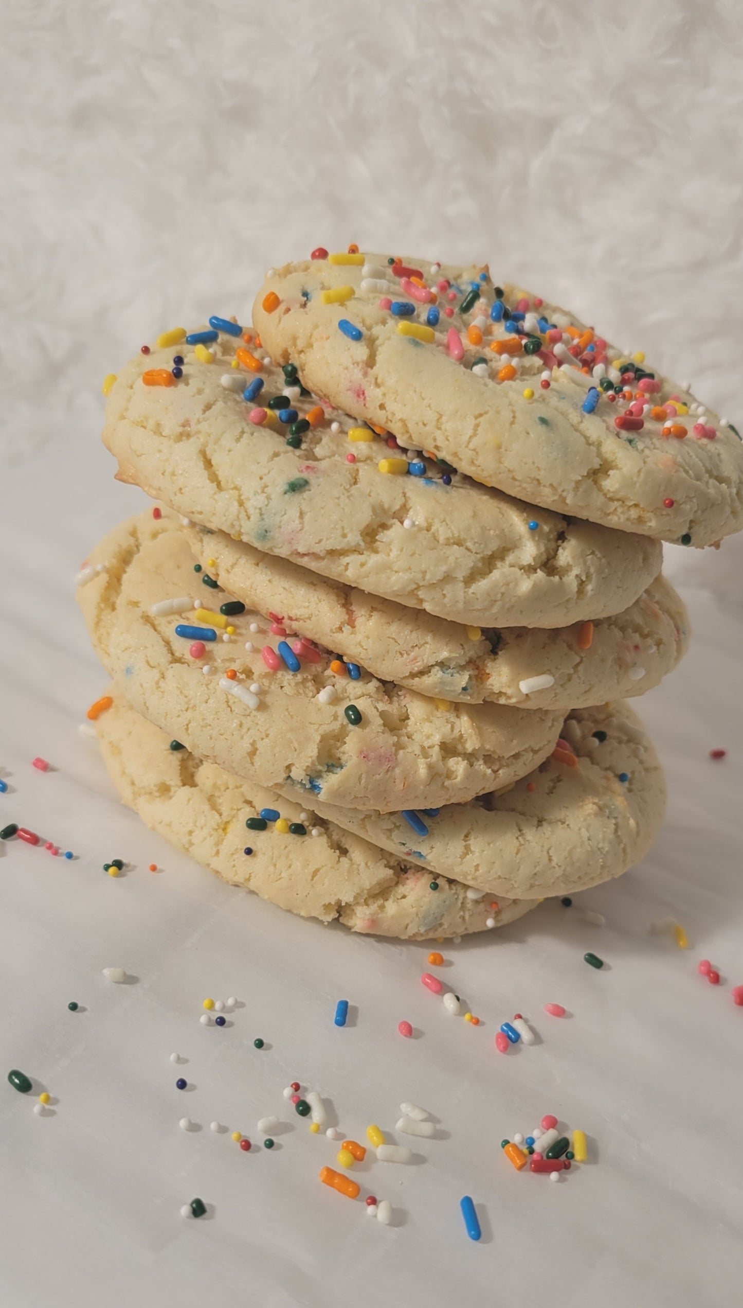 Fun Fetti Cake Batter Surprise Cookies