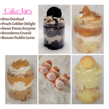 Load image into Gallery viewer, Cake Jars (3 count minimum)
